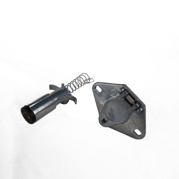 Trailer Socket 6 Pin Female Cable Connector High Precision US Small Size Connector