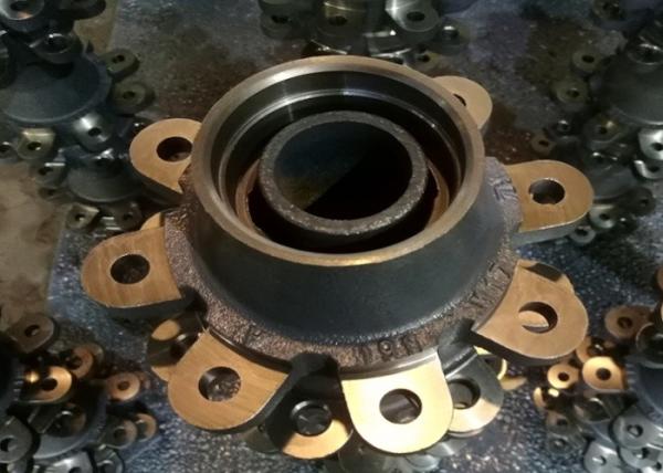 Machining Custom Truck Parts Casting Rear Hub Ductile Iron Material TS16949