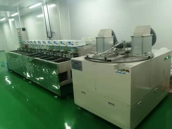 Optical Lens Ultrasonic Cleaning Line Automatic Ultrasonic Cleaner With Centrifugal Drying Function