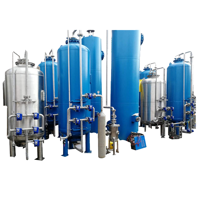 Stainless Steel Demineralized Water Plant 10000L Capacity With PLC Control