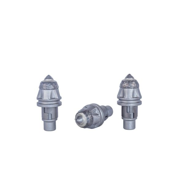 Round Shank Bit Tungsten Carbide Drilling Tools For Coal Mining Flight Auger