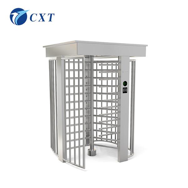 25-30 Person/Min 120-Degree Rotation Stainless Steel Full Height Turnstile with Anti Collision