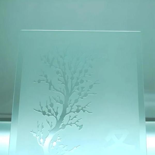 12mm Toughened Tempered Frosted Acid Etched Glass For Shower Door