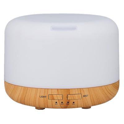 24V Capacity＞200ml Tree Leaf Design Wooden Aroma Diffuser Vintage Style Essential Oil