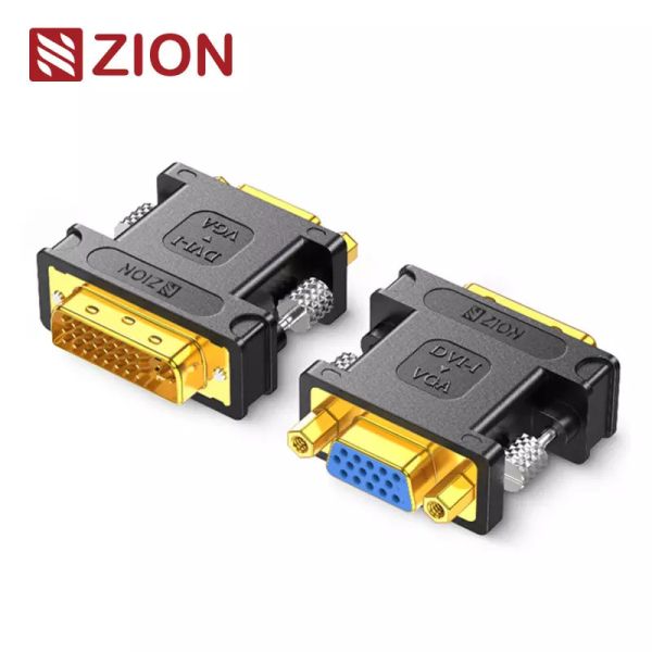 DVI24+5 Male To VGA Female Adapter Seamless DVI To VGA Video Conversion For Display Connectivity