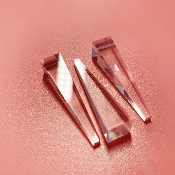 Optical Glass Guide UV LED Illumination Tapered Light Pipe Homogenizing Rods Light Guide Prism