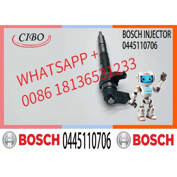 0445110706 0 445 110 706 Engine Parts Diesel Fuel Injector Common Rail Injector Assy for Maruti for Suzuki Celerio Su Carry