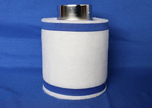 50mm  Carbon Bed Depth Air Activated Carbon Filter 10inch*600mm  For Grow Tent