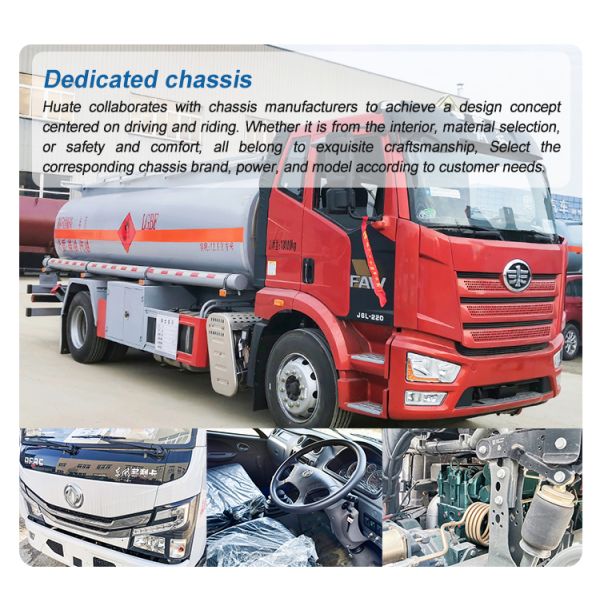 4x2 Dongfeng Small Oil Tanker Truck Horsepower 150hp Load Capacity 1 - 10T