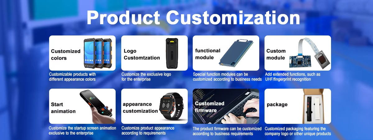 Android RFID Animal Ear Tag Reader with ISO11784/ISO11785 FDX-B Support for 125kHz/134.2kHz Livestock Tags and Bluetooth/Wi-Fi/USB Connectivity