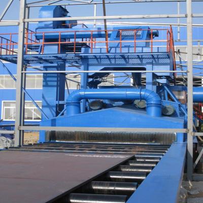 Roller Steel Shot Blasting Machine Abrator H Beam Shot Blasting Machine For Cleaning Rust