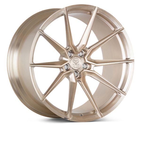 Forged 1 Piece Vossen EVO2 Rims 24inch Luxury Car Rose Gold Wheels