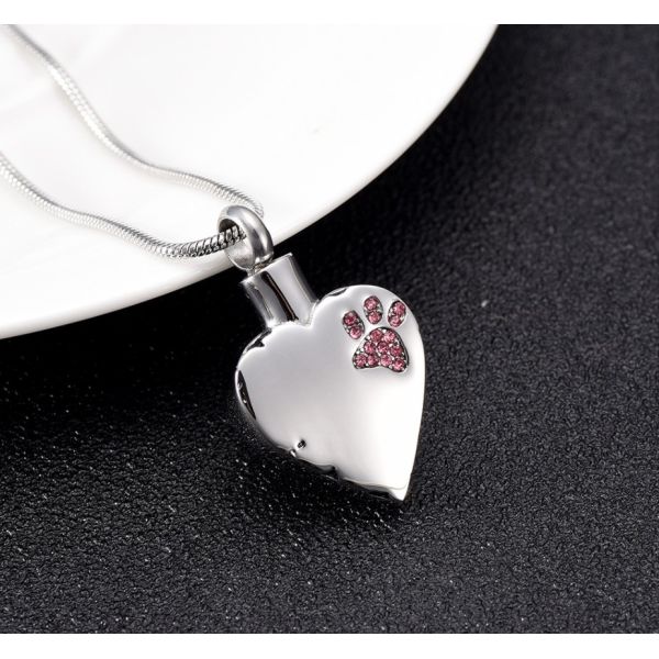 Pet Keepsake Jewelry Fashionable Cremation Urn Necklace for Ashes Pendant OEM