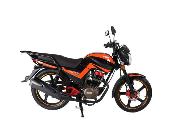 Front Rear Disc Gas Powered Mini Motorcycle 125cc Road Bike Low Emission