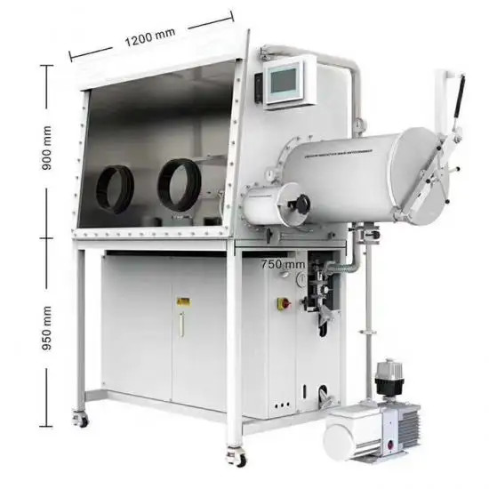 Вакуумная перчатка с системой очистки H2O и O2