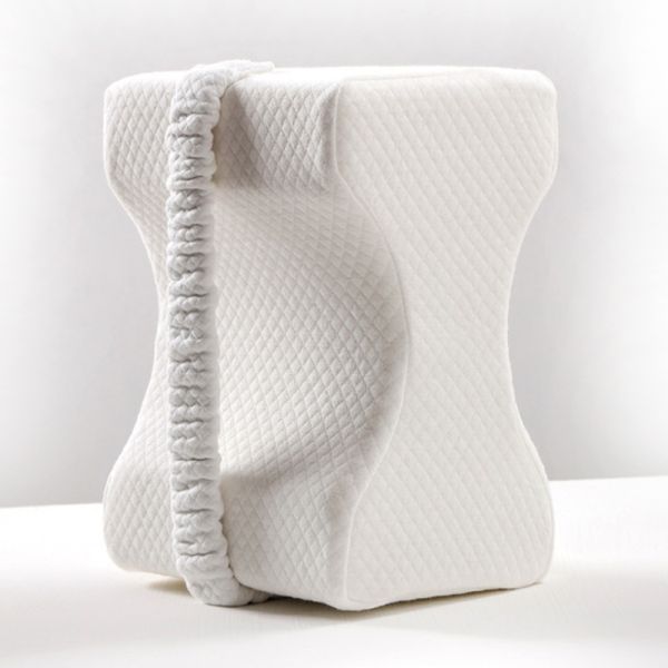 100% Cotton Memory Foam Knee Pillow for Pregnant Women OBLONG Knitted Design