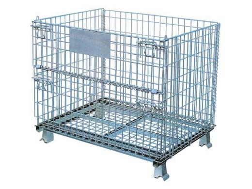 Fio de metal 1000kg dobrável Mesh Container Pallet
