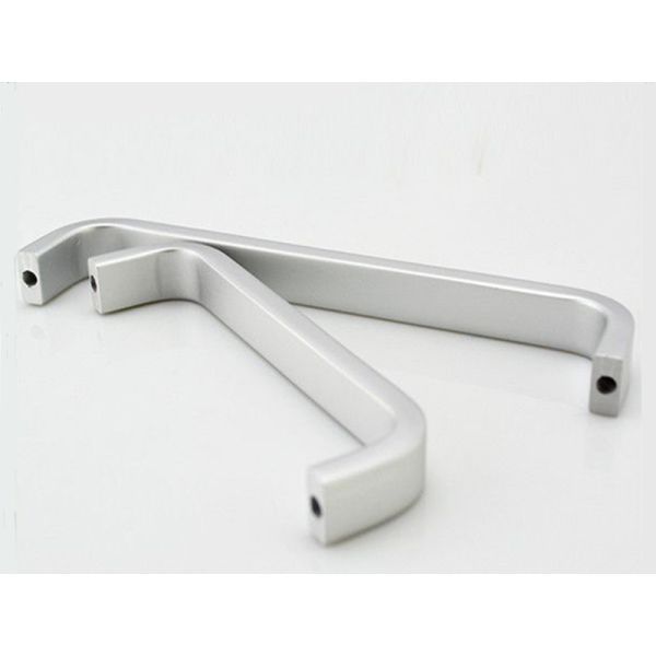 256mm Long Aluminum Cabinet Handles , Nickel Brushed Aluminum Cabinet Pulls Refrigiator Door Handles