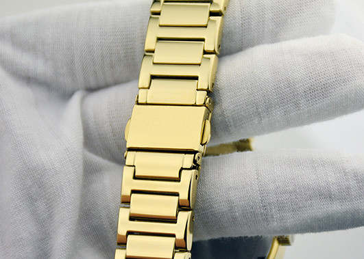 100 M Water Resistant Quartz Watch , Solid Band Quartz Female Watches