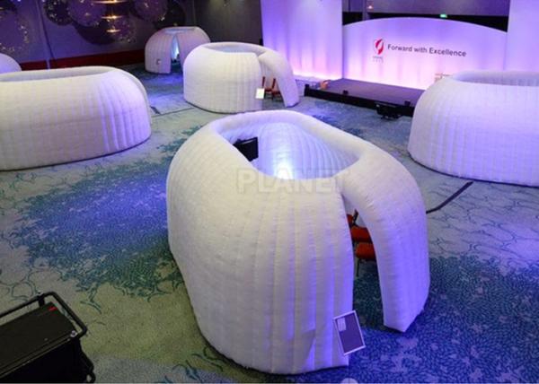 Meeting Room Advertising Inflatable Tent Oxford Cloth Material OEM Service