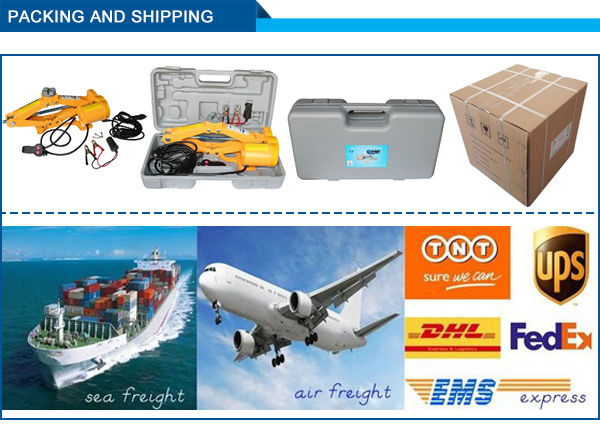 150W двойник действующий гидравлический Джек, электрический Scissor поднимает домкратом для туристов