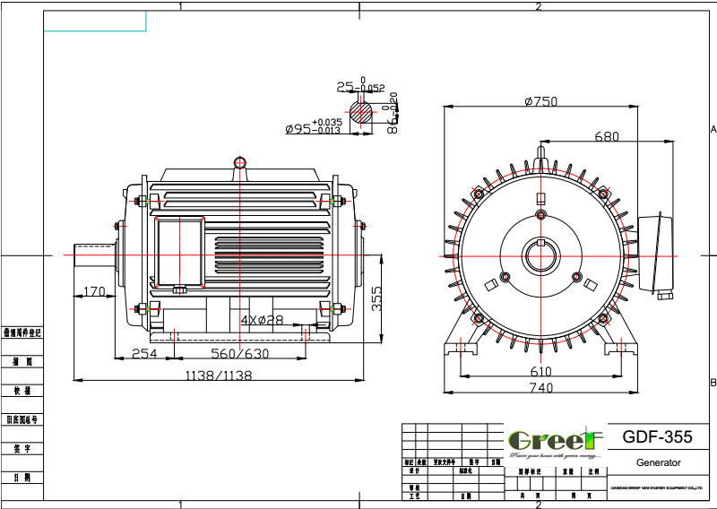 Low Speed Permanent Magnet Generator with NdFeB Magnet and Maintenance-Free Hydro PMG Operation