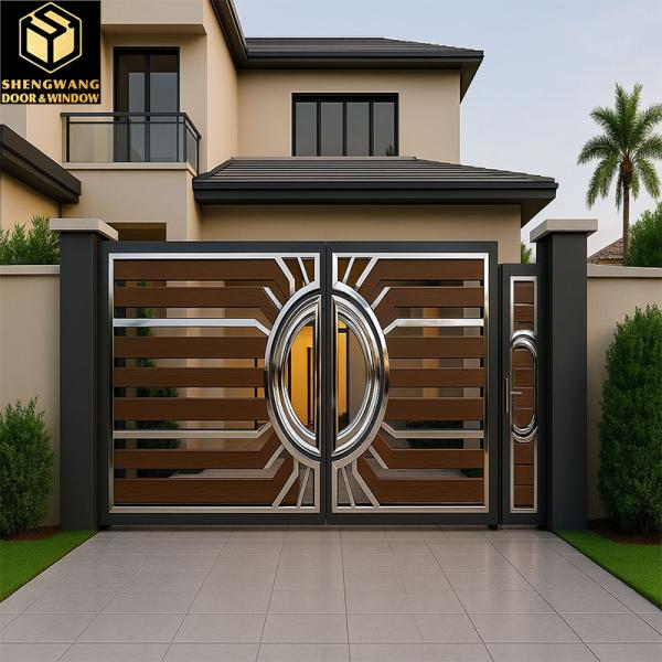 Residential Bedroom Copper Garden Gate For Aluminum Aesthetic Bedroom Door