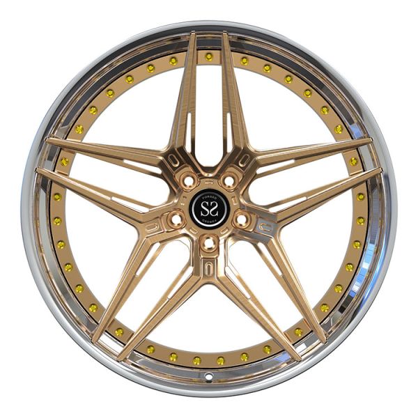 Сверхмощное светлое 2-PC выковало алюминиевый сплав снабжает ободком 20 21 дюйма для спортивных машин