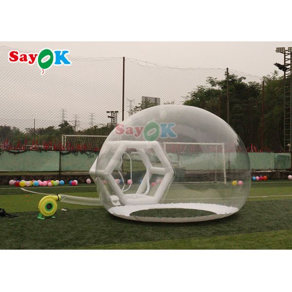 3.5m / 4m Publicidad Niños Fiesta Burbuja transparente Carpa Domo Burbuja inflable Globos Casa