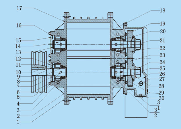Biogás, ventilador do gás de carvão para o uso inflamável e corrosivo do gás, ventilador do motor DIIBT4