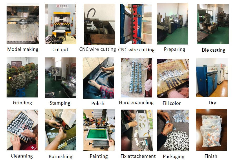 Красочный умирают пораженные значки Пин, красивый трудный изготовитель Пин эмали