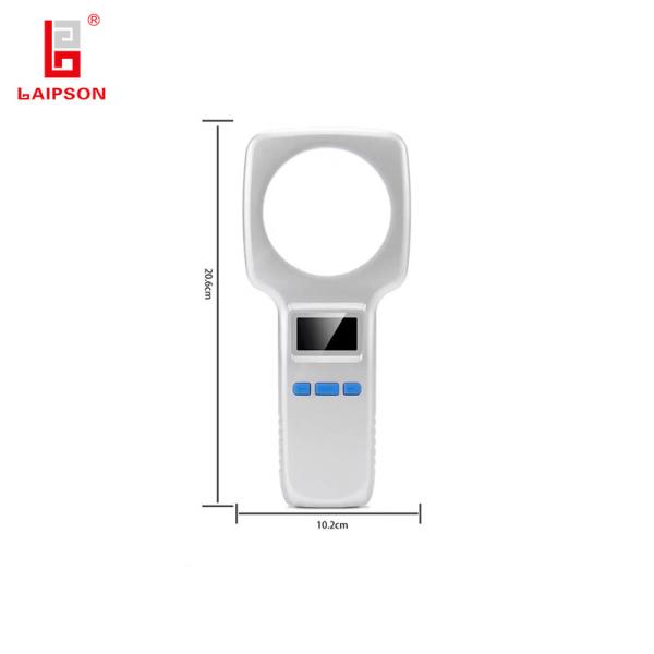 Temperature Detecting 134.2Khz FDX-B RFID Tag Reader For Pet Health And Identification