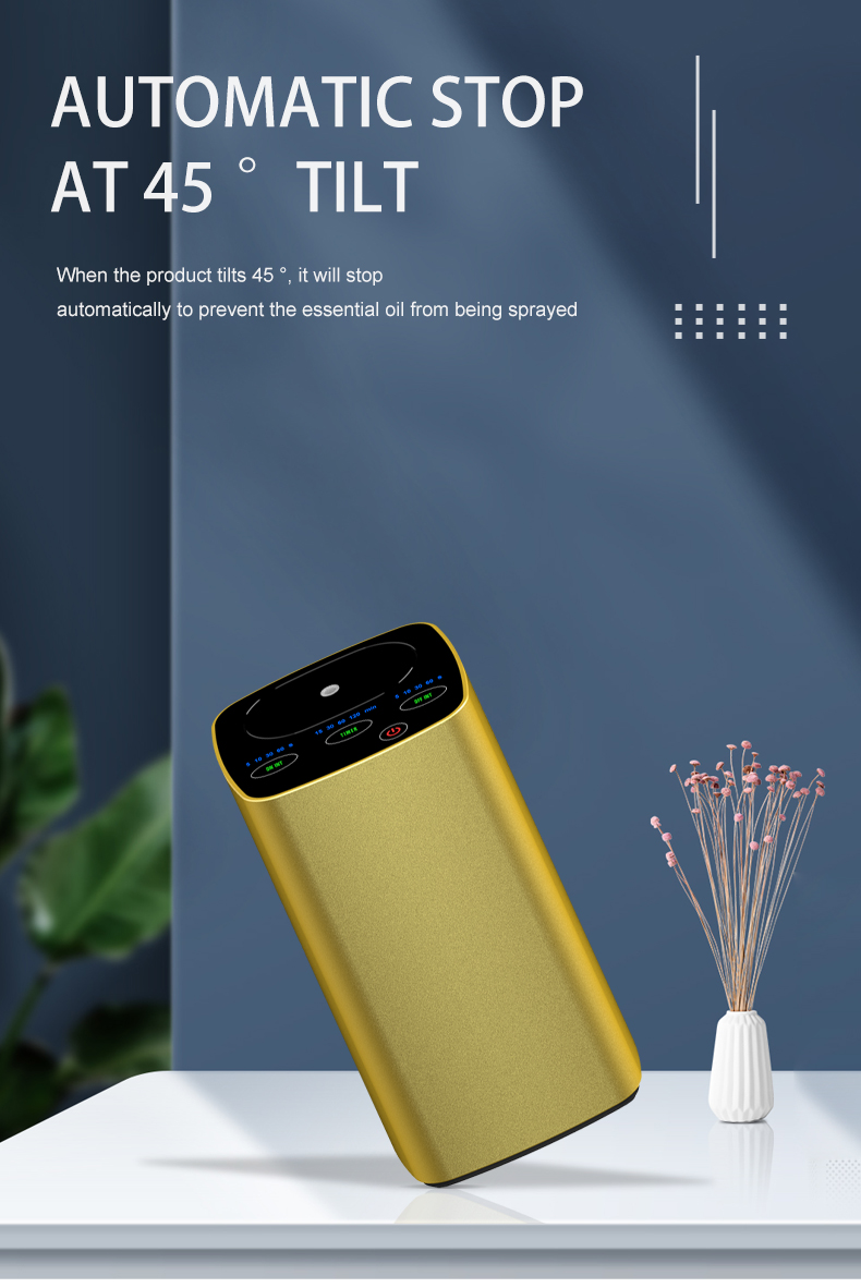 Battery Powered Wireless USB Travel Portable Home Essentials air Fresher Pure Car Essential Oil Waterless Diffuser