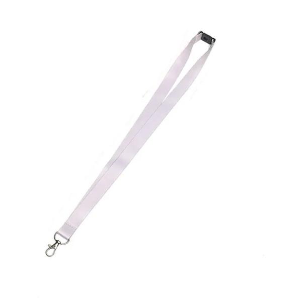 Printable Double Sided Polyester Sublimation Lanyard Blanks With Safety Buckle