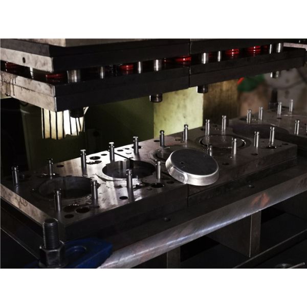 Long Progressive Die Stamping For Aluminium Drawing LED Light Holder Parts