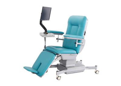 Semi Fowler Blood Donor Chair , Mobile Patient Dialysis Chair for Hospital ICU