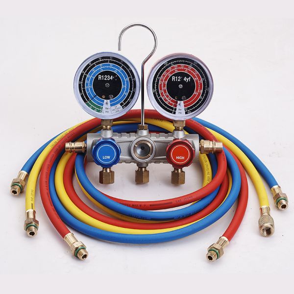 Vacuum Pump Refrigeration Manifold Gauge 68mm 134a Refrigerant Gauges