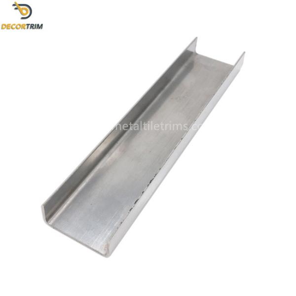 Stainless Steel U Channel Strip , Wall Transition Strips 8k Mirror Finish OEM ODM