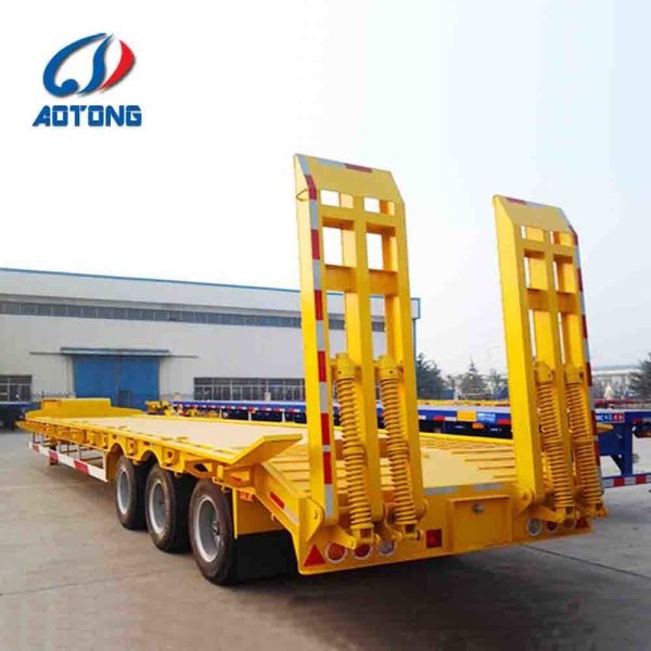 Semi-camión Lowbed/Lowboy Remolque El transporte de objetos pesados hecho fácil por la fabricación