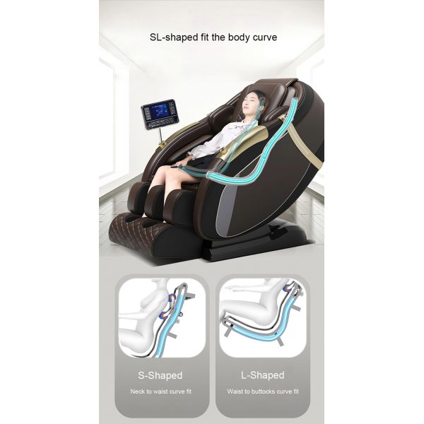 Seat Sponge Zero Gravity Massage Recliner Waist CB SAA For Home LCD SPA