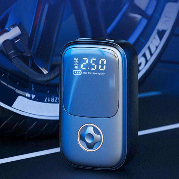 YANTU AM27 Wired 12V Car Tire Inflator with 60W Power and Portable Electric Pump