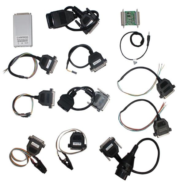 Carprog plein V9.31 avec le programmeur automatique de 21 ECU d'adaptateurs pour des autoradios, tableaux de bord, réparation d'immobilisateurs