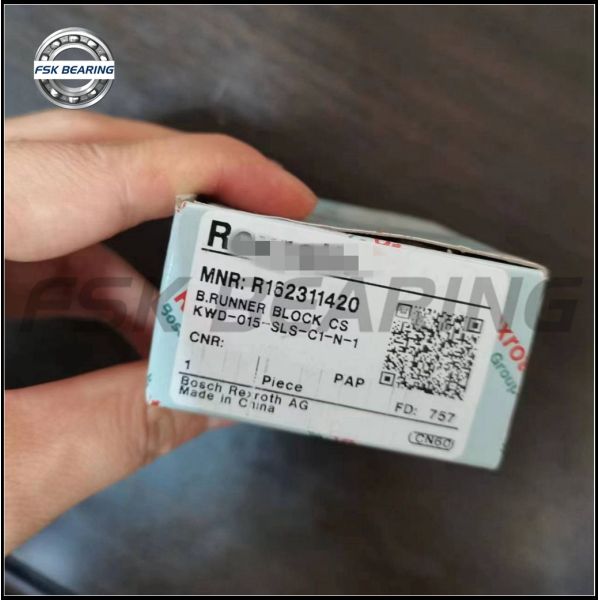 Carbon Steel R165371420 R167520331 R162311420 Ball Runner Block Bearing Long Life