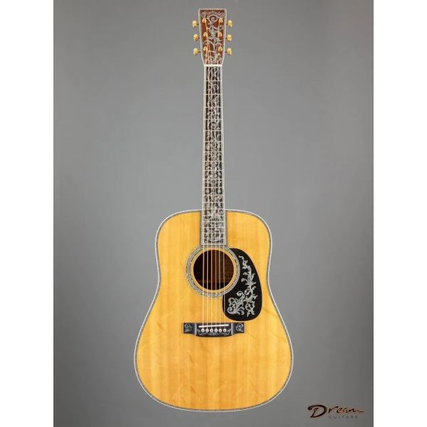 Custom CFMIV 50th Anniversary D-50AA Limited-Edition Dreadnought Acoustic Guitar Natural, Martin Style Solid Wood Guitar