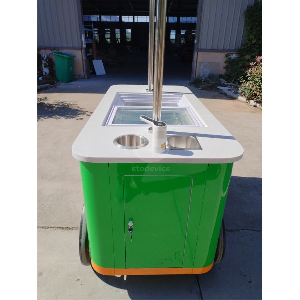 Jekeen Customized Gelato Pedalling Vending Van Ice Cream Food Bike