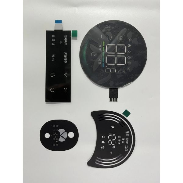 Custom Medical Grade PET Film Membrane Switch Keypads with Waterproof Dustproof Design and 500,000 Press Lifespan