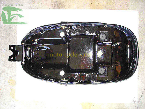 White ST70 driver seat Motorcycle Parts , Iron Steel Alloy Sponge