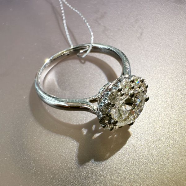 Fortune 18K Gold Customized Fine Jewelry IGI GIA Lab Grown Diamond Engagement Wedding Banquet Women's Ring
