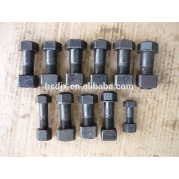 Свинцовые болты и гайки экскаватора/бульдозера/болты и прокладки для деталей подъезда экскаватора