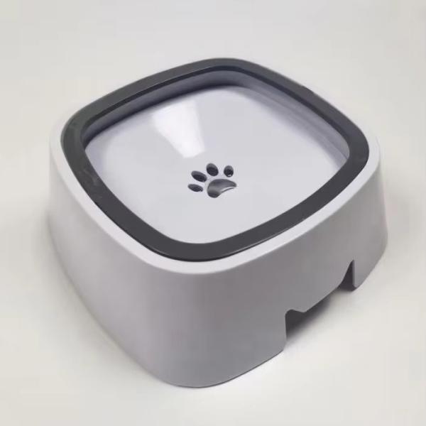 PP Dog Drinking Water Bowl 2.4L Slow Drinking Dog Bowl Splash Proof
